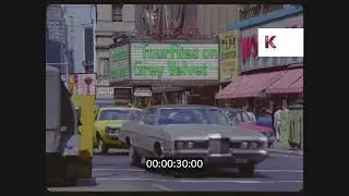 1970s, New York Street Scenes, Criterion Theatre, 35mm