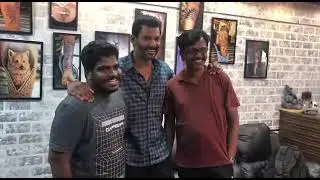#FirstSchedule of #Vishal32 under #RanaProductions has been wrapped-up!!!