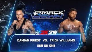 Damien priest vs Trick william - WWE 2K25: PS5 GAMEPLAY