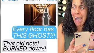 Trapped Inside A HAUNTED HOTEL!! (Scary Text Message Story)