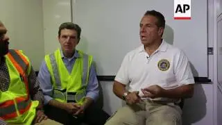NY Governor Tours Subway Power System