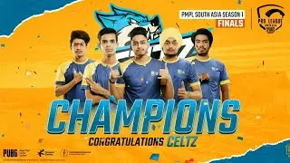 CELTZ WON THE PMPL FINAL | PUBG MOBILE PRO LEAGUE FINAL | SOUTH ASIA