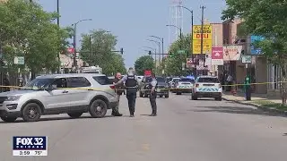 U.S. Marshal, K9 struck by gunfire during Chicago shootout