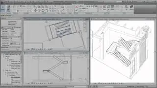 Autodesk Revit: Creating a Switchback Stair