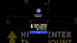 Start AI Bot in 3 Simple Steps #shorts #trading #crypto  #trending