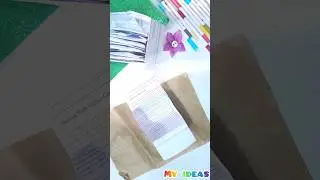 How to make box out of recycled paper 📃 #&lrm;@Myideas01&nbsp; #diy #diydecor #art #youtubeshorts #shorts