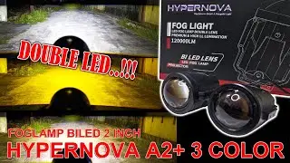 Review Foglamp Biled Hypernova A2+ Lensa 2 Inchi 3 Color Honda Oval + Toyota