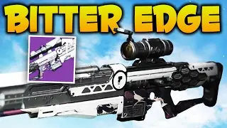 MY NEW FAVORITE SNIPER... BITTER EDGE 010 DEAD ORBIT SNIPER (Destiny Live Crucible)