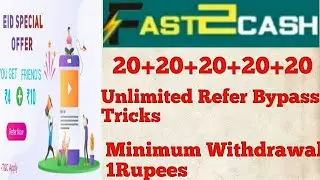 Fast2cash Unlimited Refer Bypass Tricks in One Mobile || Earn Unlimited PaytmCash loot 2020 || Hindi