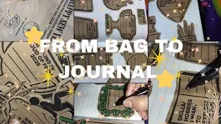 From Paper Bag to Goal-Setting Journal✨
