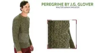 Peregrine by J.G. Glover Walter Aran Sweater (For Men)