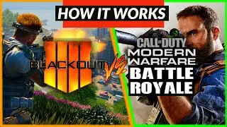 How Modern Warfare BATTLE ROYALE Plays Compared to BLACKOUT! | Bigger Map & Helmets? (LEAKS)
