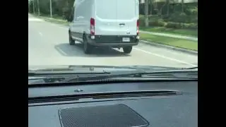 Drag race eco boost t250 ford transit van vs 2014 chevy tahoe LTZ