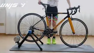 Unisky Fluid Bike Trainer Stand Indoor Exercise Bicycle Training Stand Mountain