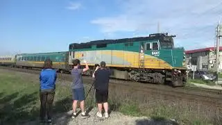 VIA Rail detour at George's Trains.