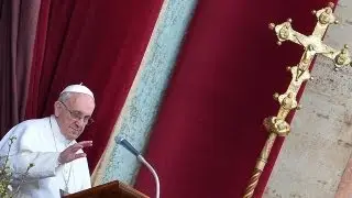 Pope Francis delivers his first Easter Sunday address