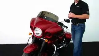 Flip Adjustable Windshield for Kawasaki VN1700 Vaquero, Voyager 2009 -
