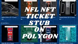 NFL NFTS | TICKET STUBS FOR SELECT GAMES