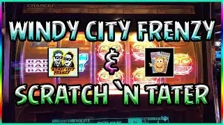 GAMBLING WITH WINDY CITY FRENZY @ THE MIRAGE, LAS VEGAS!! - SLOT MACHINE BONUS!
