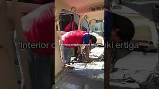 Interior Detailing Suzuki Ertiga #youtubeshorts