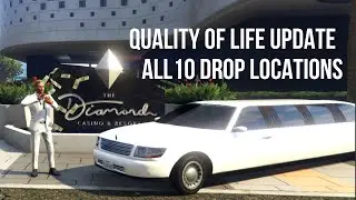 GTA Online Limousine Service! QUALITY OF LIFE UPDATE! All 10 Drop Locations!