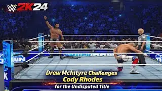 SmackDown 2026 Erupts as Drew McIntyre Challenges Cody Rhodes for the Undisputed Title - WWE 2K24
