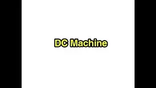DC machines