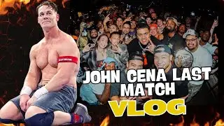 Houston Sees John Cena Last Match | Apollo Wrestling Vlog
