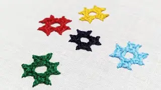 Hand embroidery design | Sindhi Work Tutorial (ચટકુડું/પેટફોડિયો)petfodito embroidery design