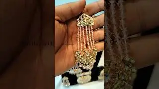 Heavy bridal jadau set.#indianjewellery #jadaujewellery #jewellery #india #REDONE #bridaljewellery