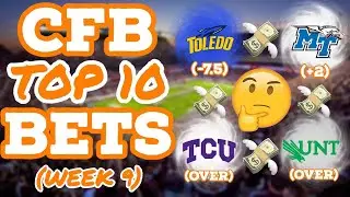 College Football Top 10 *Best Bets* for Week 9 || 2022