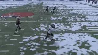 Madden NFL 18 Deion Sanders Punt Return / Awesome TD in the snow in Chicago - Highlight