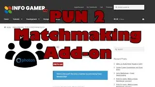 How to Use Our Photon PUN 2 Matchmaking Add-on