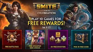 SMITE 10 Year Anniversary Celebration