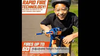 NERF Kids Electric Scooter Review - Let The Speed Blasting Begin