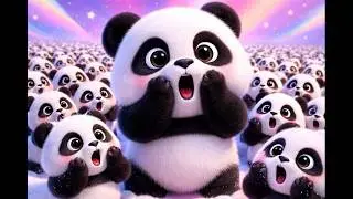 Cute Panda Song for Kids  Roll Hug Munch | Fun Nursery Rhymes & Actions