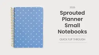 Quick Flip Through of the Small Notebooks | 2026 Sprouted Planner