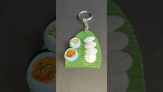 DIY clay fridge magnets+cute keychains#diy #fridgemagnets #shorts #claycraft #miniature #short #idly