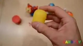 Kinder Surprise Eggs - учим слово Мячик Chocolate magic egg - Learn new word the ball