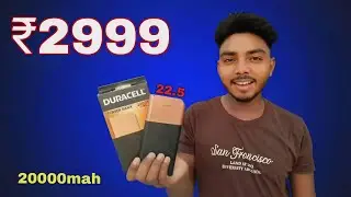 DURACELL POWER BANK 20000MAH || Unboxing & Review || Chargeing Test 