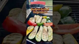 The Perfect Grilled Vegetables 🫑🌝 recipe￼ #grill #vegetables #shorts