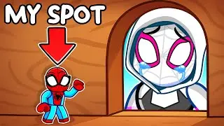 Spiderman Plays Roblox SHRINK Hide & Seek With My CRAZY SPIDEY FAN GIRLS.....