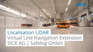 Partenariat de d&eacute;veloppement: Localisation LiDAR avec Virtual Line Navigation Safelog GmbH x SICK AG