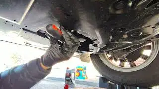 12-24-25, 2025 Mazda CX-5 Pref., oil change redo to remove double-gasketed oil drain bolt washer. 