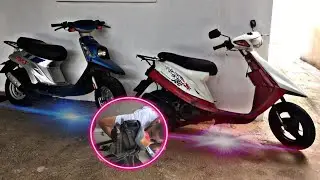 PRIMEIRO ROLE COM MINHA JOG 50CC COLOQUEI COM UMA BW`S (DEU RUIM QUEBROU MINHA MOTO)