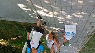 Philippines border control. Singapore yoga girl