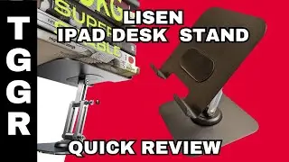 Lisen iPad Desk Stand - A Solid Tablet Stand? Let's Find Out!