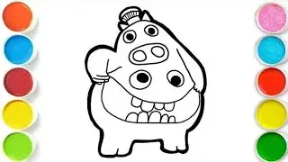 MONSTER Drawing, Painting & Coloring For Kids and Toddlers_ Easy Art.