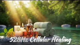 528Hz Cellular Healing Frequency &ndash; Deep Sleep Piano & Rain Music for Inner Peace (LIVE)