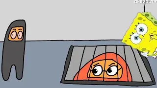 AMONG US TENTE NÃO RIR - ANIMAÇÃO | Bob Esponja